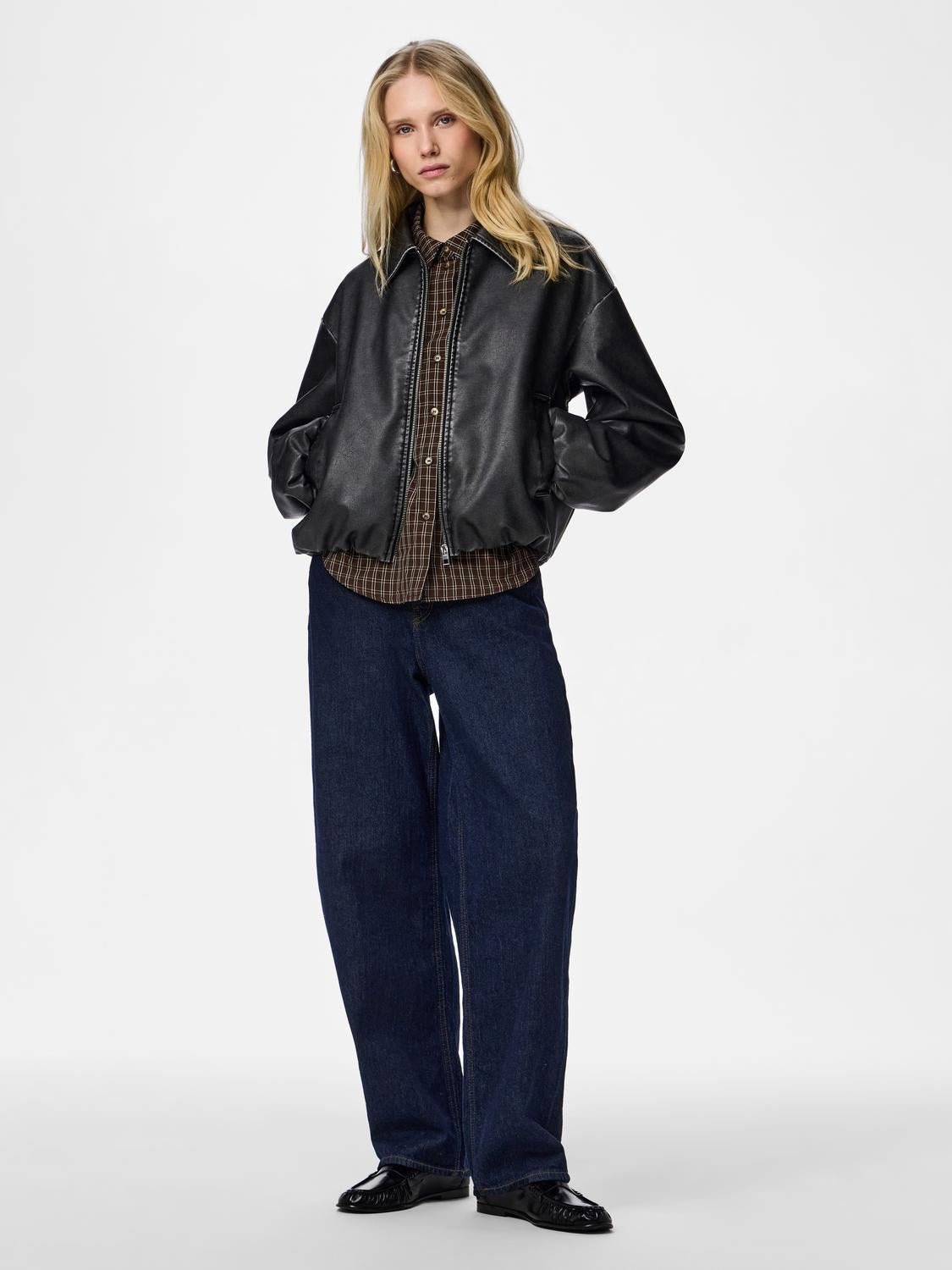 PCGISELLE Otw Bomber - Black - VERO MODA & VILA Bergvik